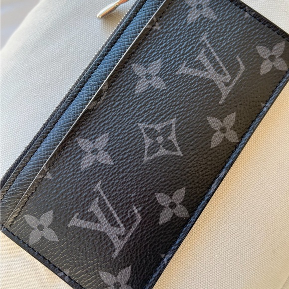 Authentic Louis Vuitton coin card holder- black - Picture 4 of 4